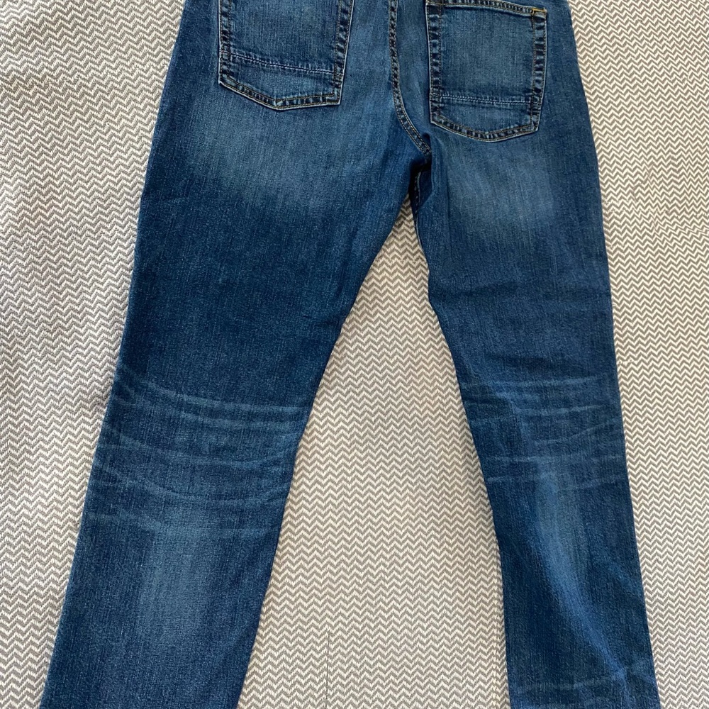 Mossimo Supply Co. Jeans, Blue, Slim Stretch Fit, Low Rise W30, L30 - Picture 3 of 5